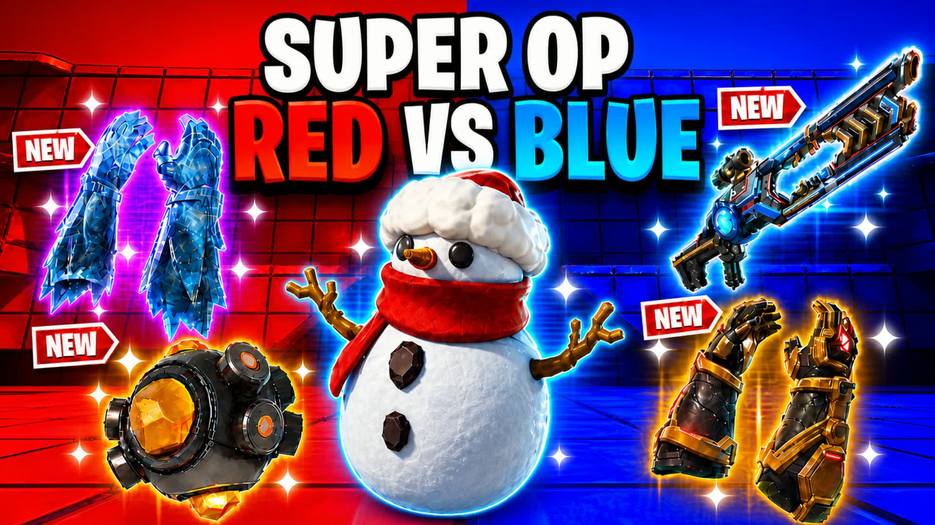 SUPER OP RED VS BLUE 🔴🔵