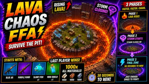 🔥 LAVA CHAOS FFA ⚡