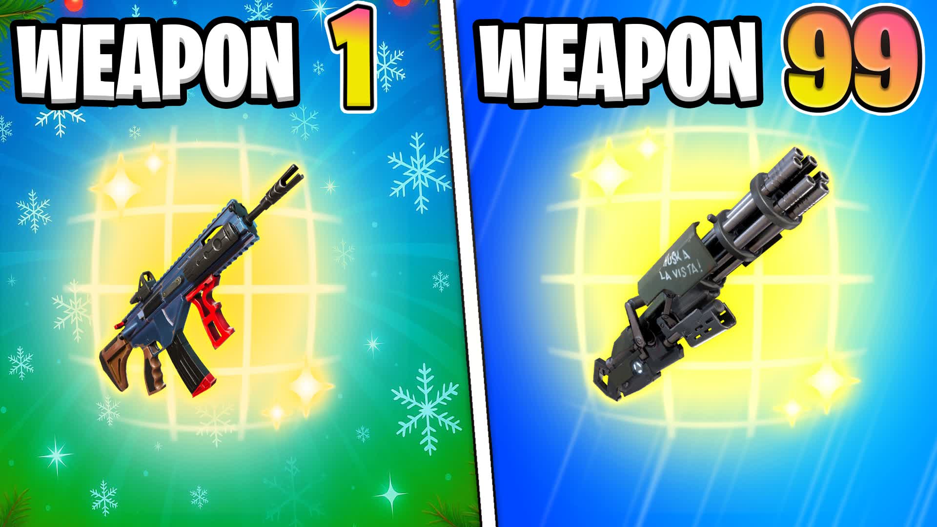 GUN GAME 🔫 CRISTMAS ONE SHOT😎