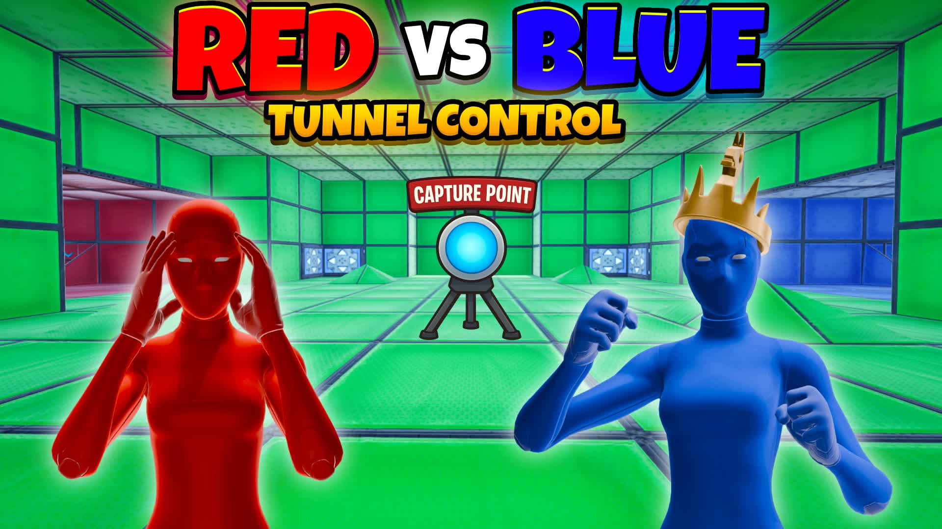 🔴RED VS BLUE: TUNNEL CONTROL🔵