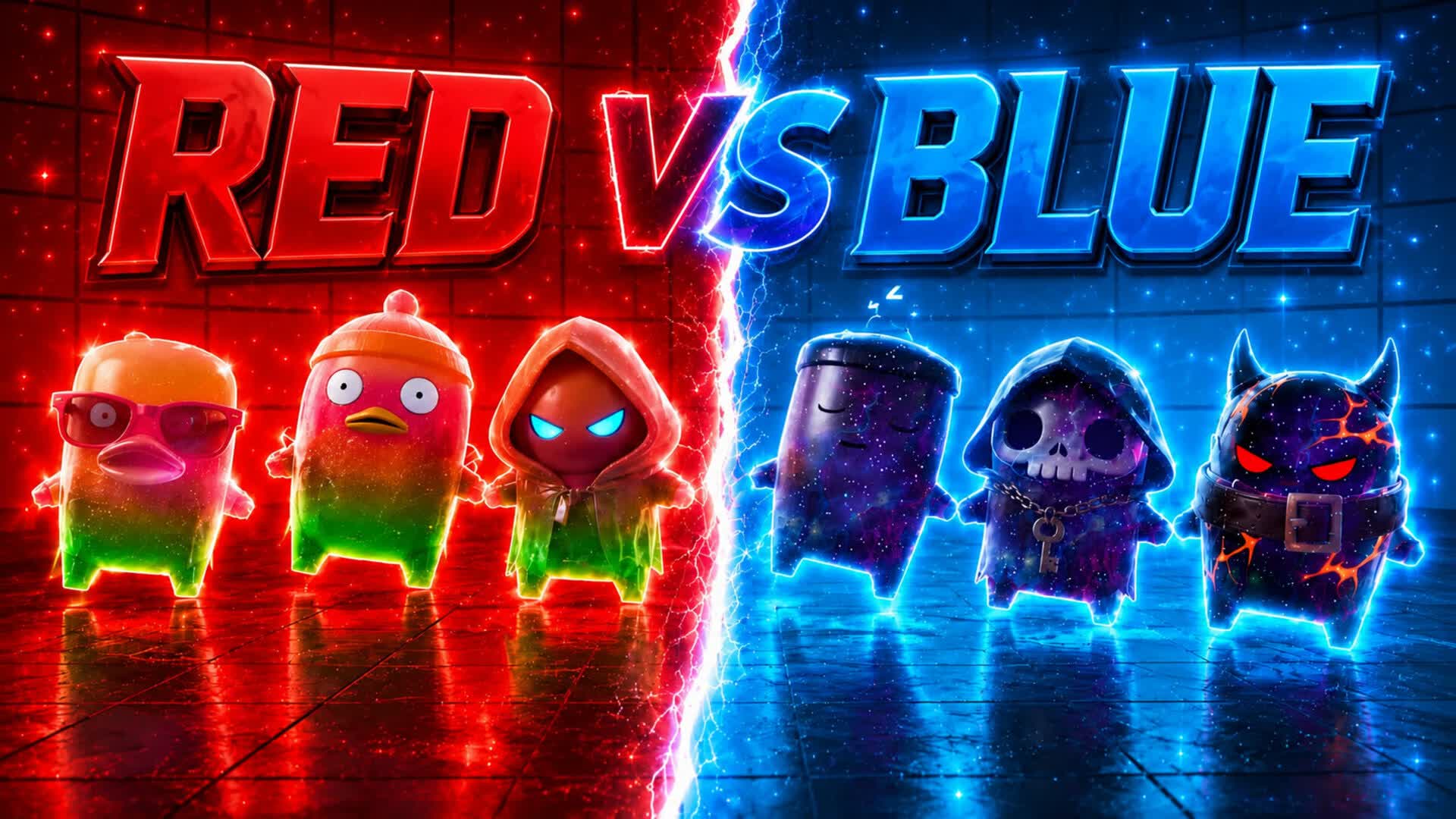 RED VS BLUE RVB NUKE  🔴🔵