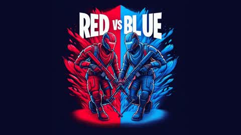 🔴 Red vs 🔵 Blue + Ranked System