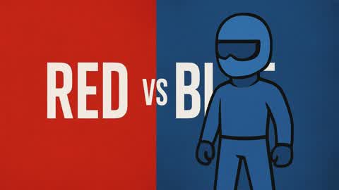 Red vs Blue by Lulu de Secret