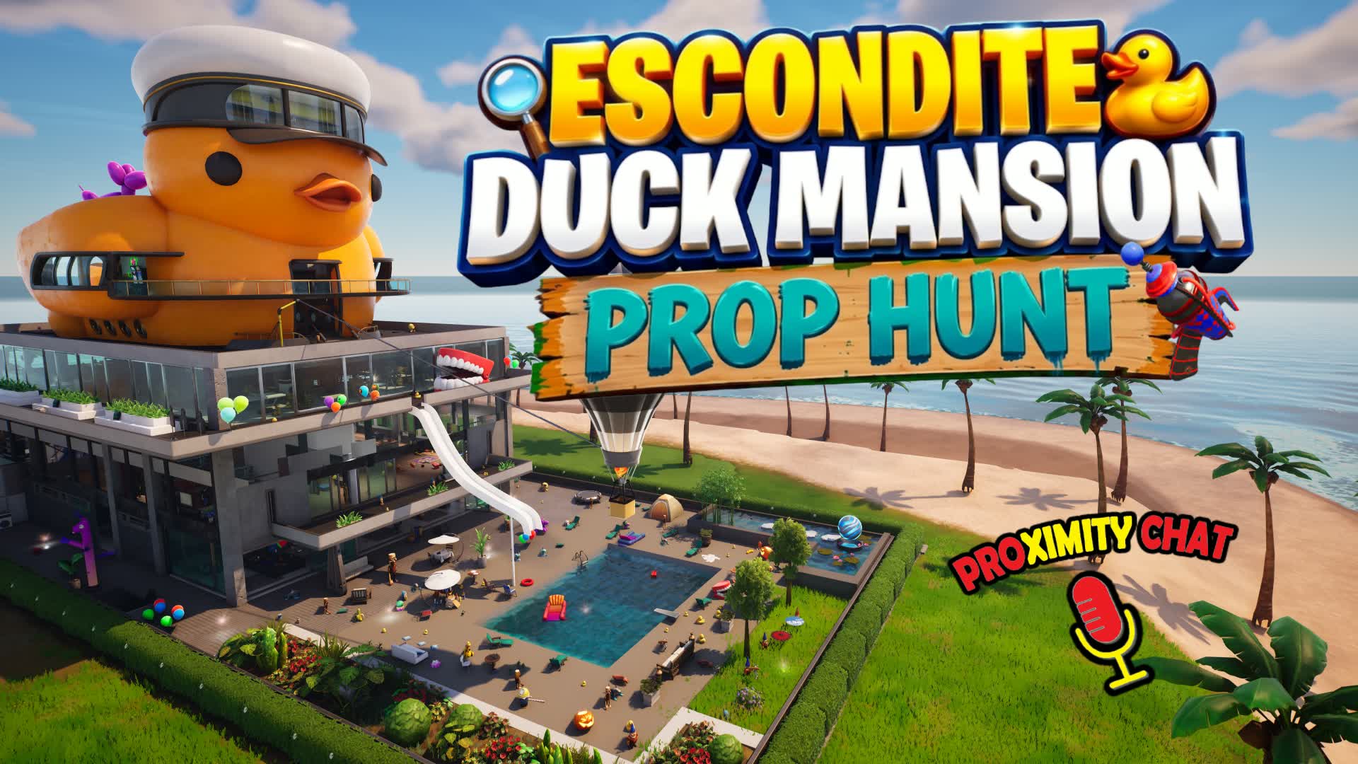 ESCONDITE DUCK MANSION PROP HUNT
