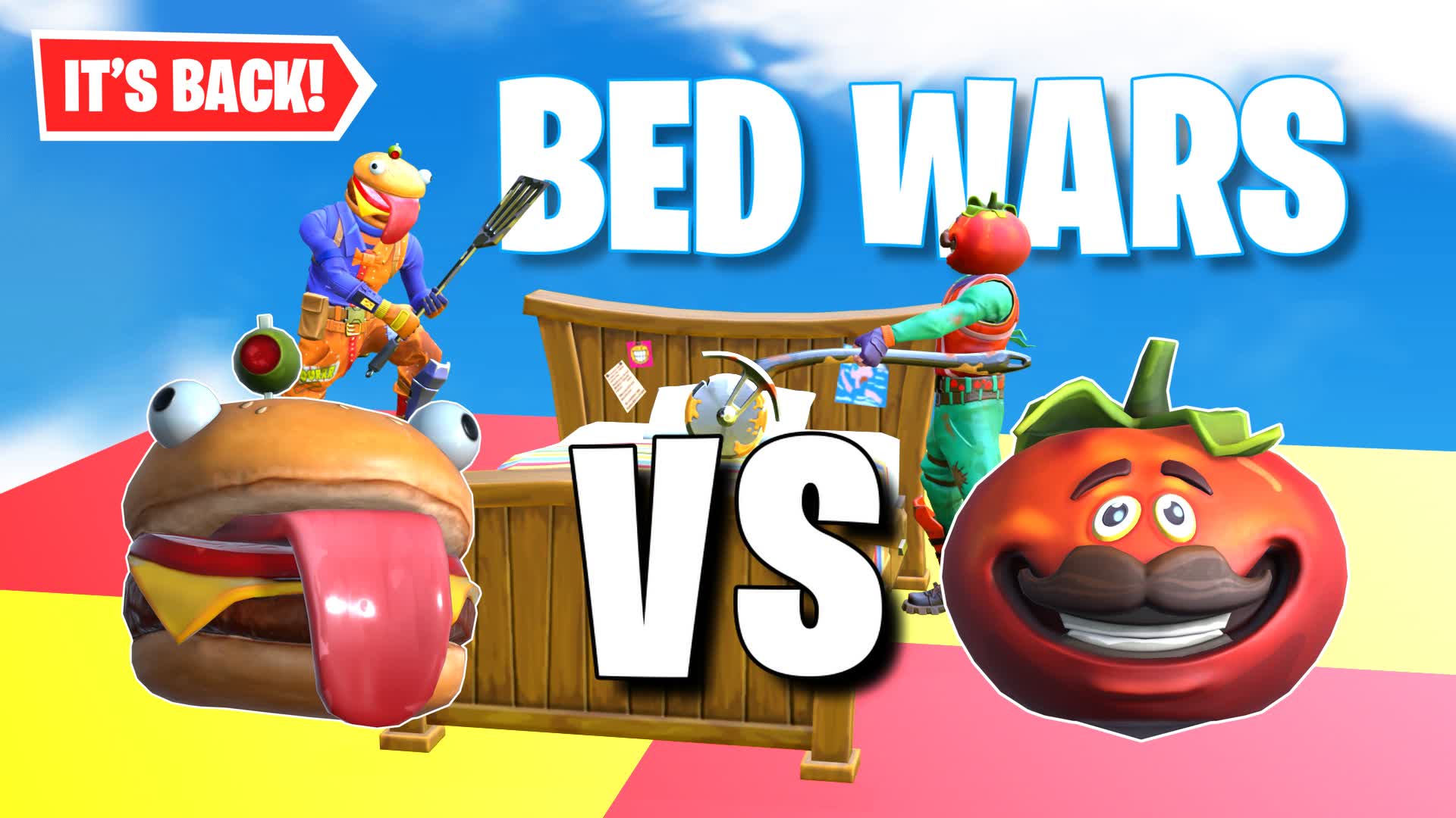 FOOD FIGHT BED WARS