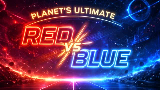 Planet's ULTIMATE RED VS BLUE! 🔴🔵