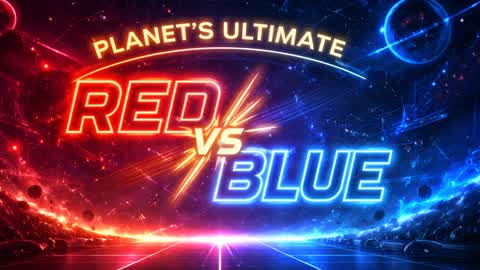 Planet's ULTIMATE RED VS BLUE! 🔴🔵