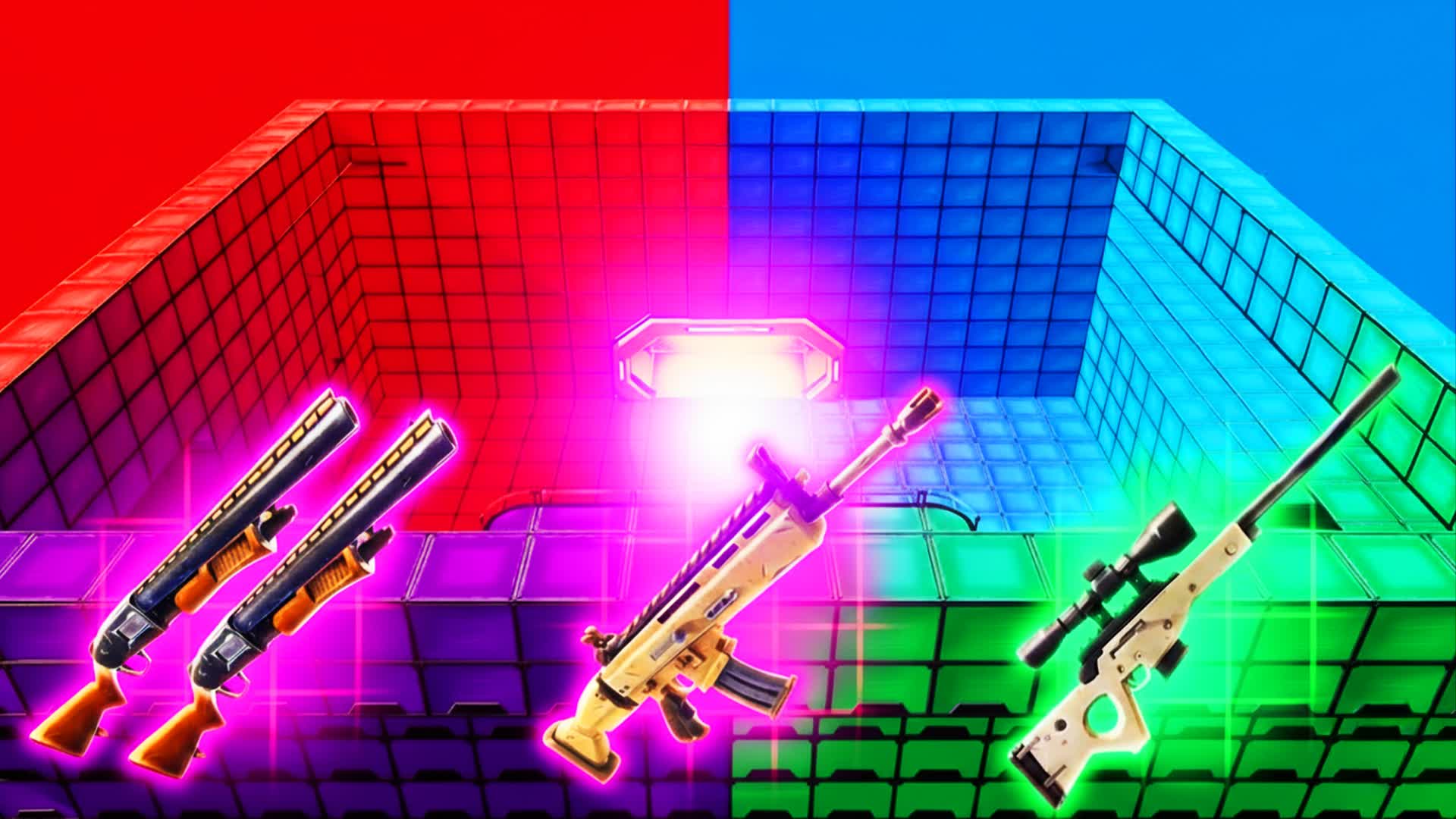 RED VS BLUE VS GREEN VS PURPLE uncrvb1v1