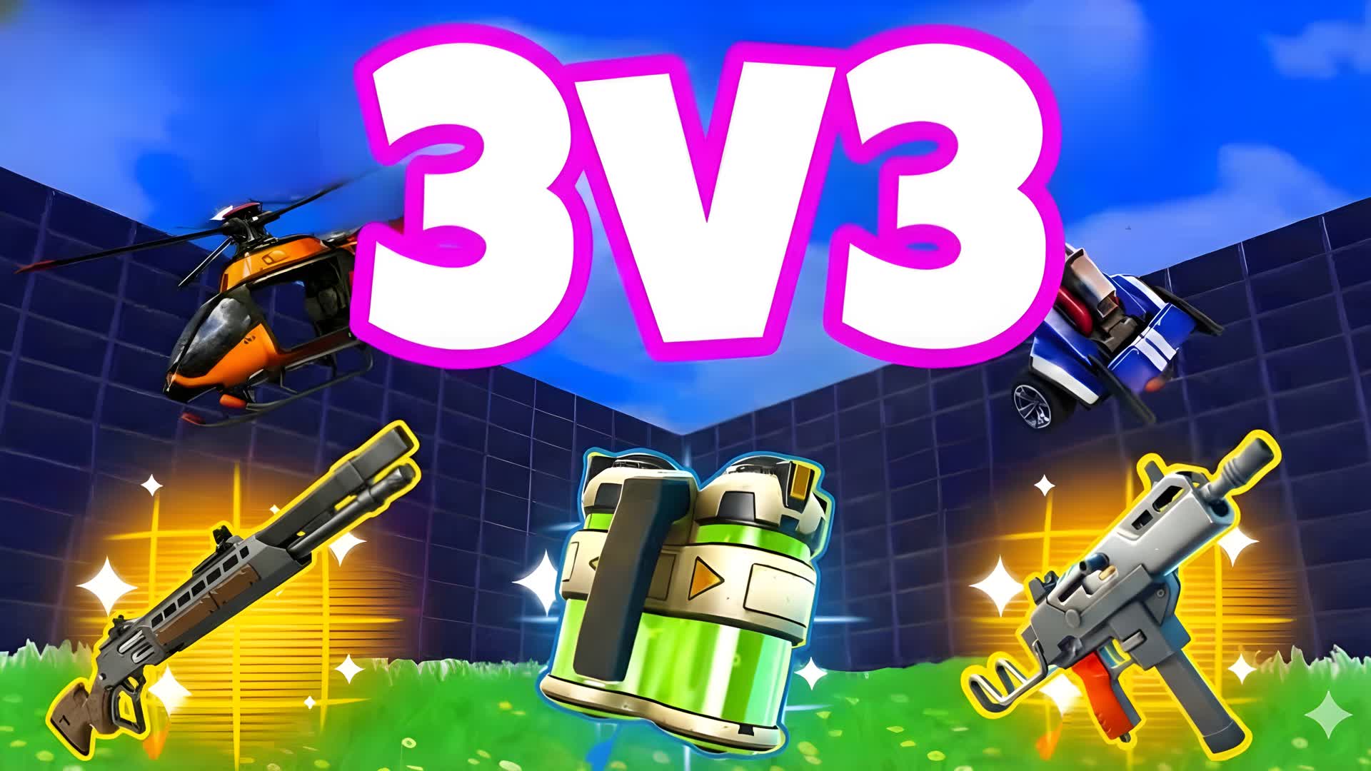 3V3 WITH ALL NEW GUNS 3V3 ALL WEAPONS