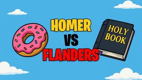 1v1 Simpsons - Homer vs Flanders