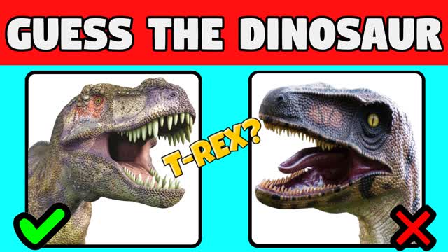 GUESS THE DINOSAUR 🦕