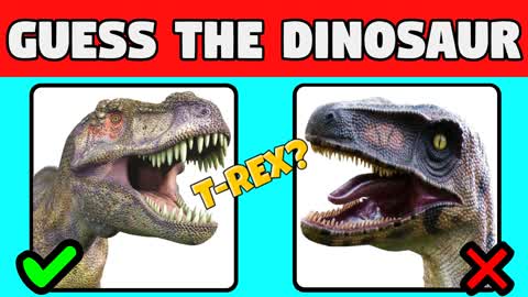 GUESS THE DINOSAUR 🦕