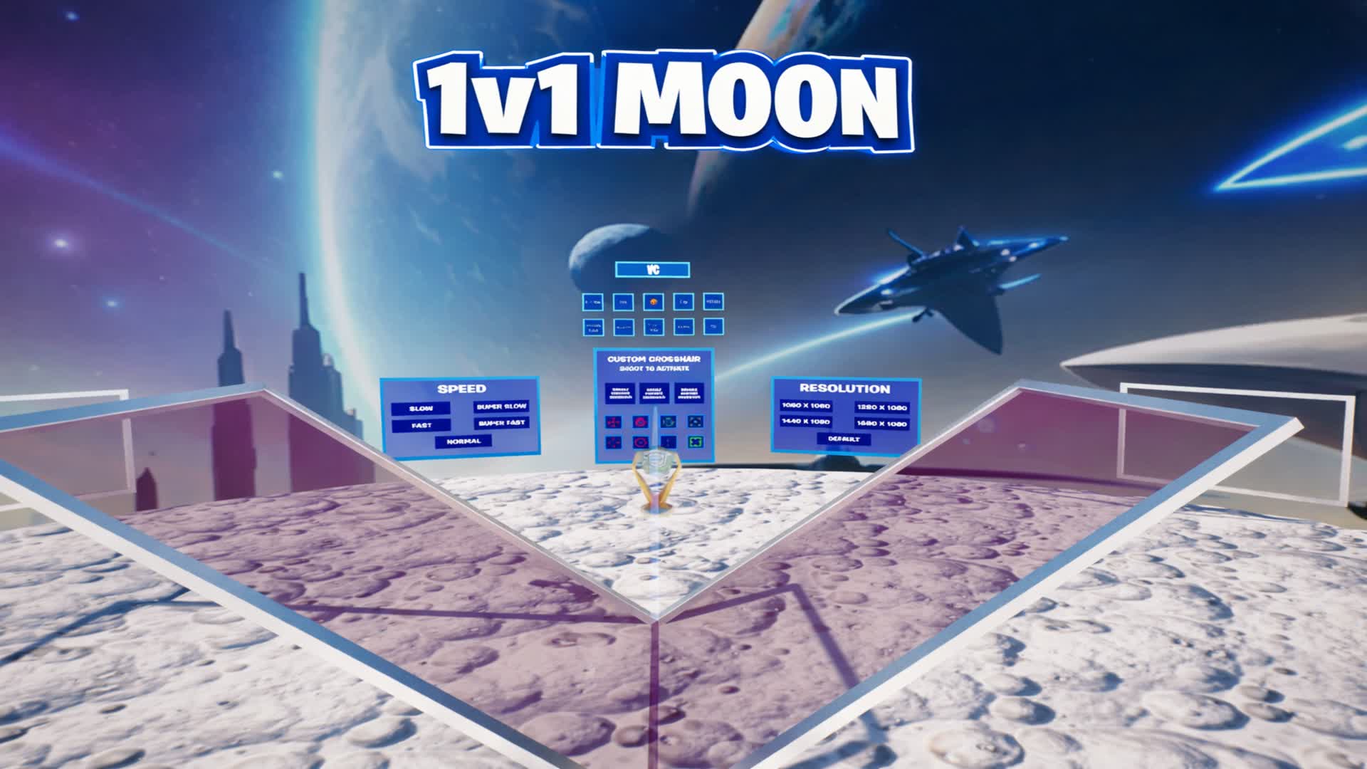 🔥 1V1 MOON – Build Fight 🌕