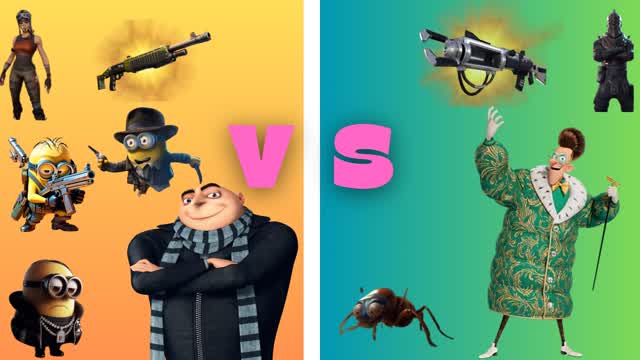 🍌Crazy Despicable Me Green Vs Yellow🍌