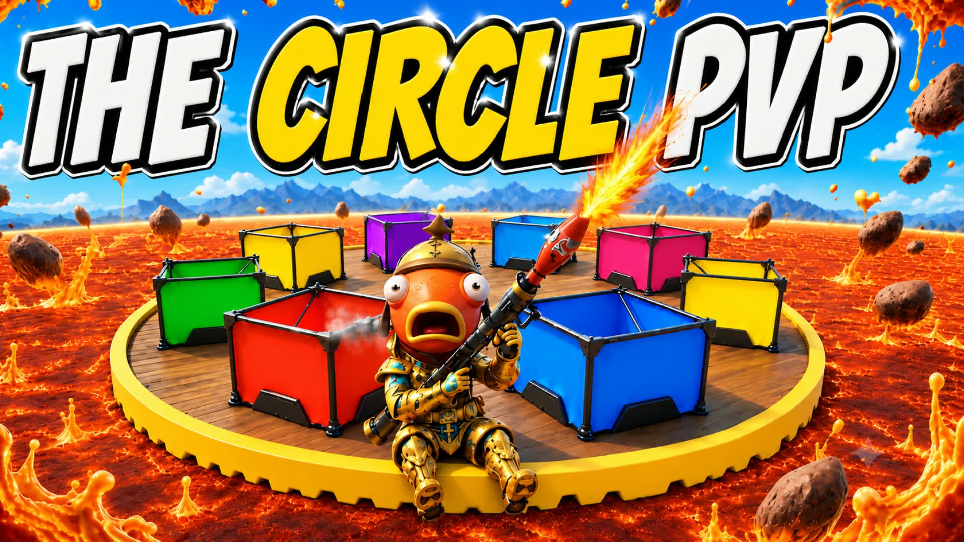 THE CIRCLE PVP : FLOOR IS LAVA 🌋