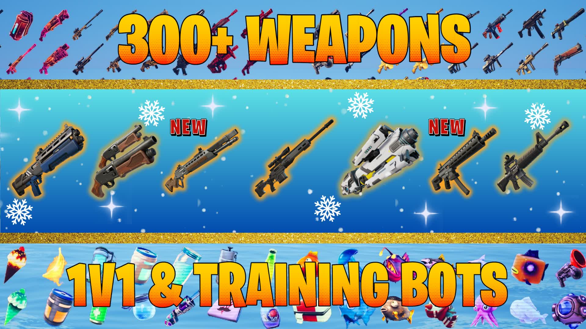 300+ Weapons  1V1