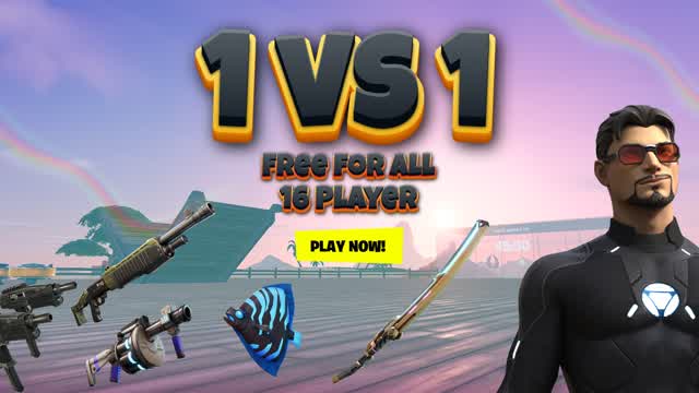 1vs1 - 16Player - Mytic Vault - Free4all