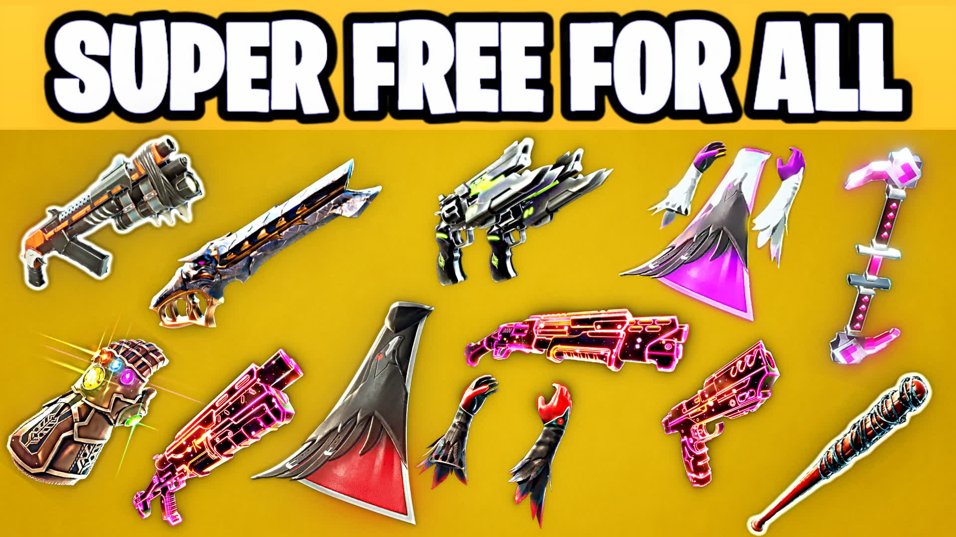 ALL NEW WEAPONS - SUPER FREE FOR ALL⭐