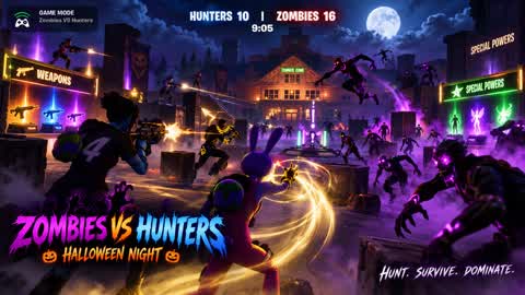 Zombies VS Hunters: Halloween Night