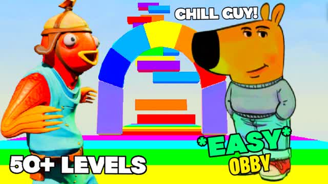 😎🌈CHILL GUY OBBY PARKOUR DEATHRUN