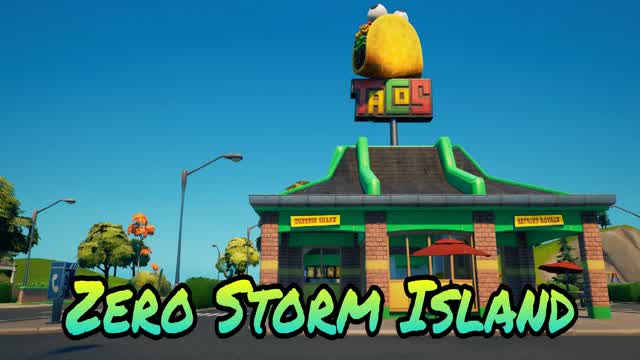 Zero storm island