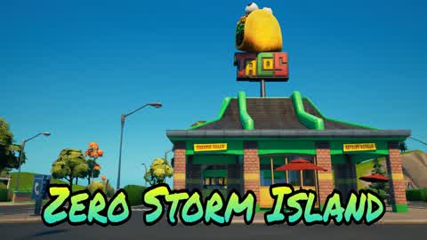 Zero storm island