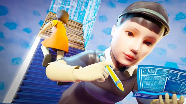 1V1 BUILD FIGHT: DOLL KING VS DOLL QUEEN