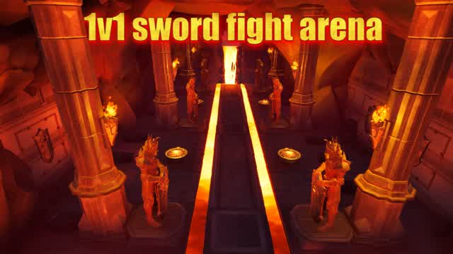 😜1V1 SWORD FIGHT x LAVA CAVE 🥷