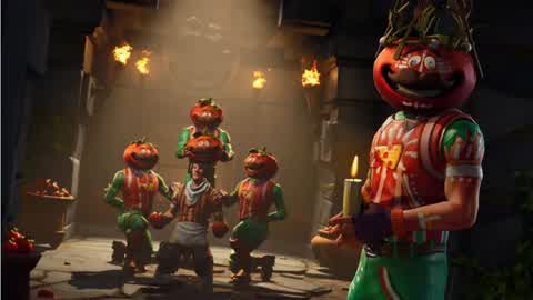 Tomato Temple Gun game