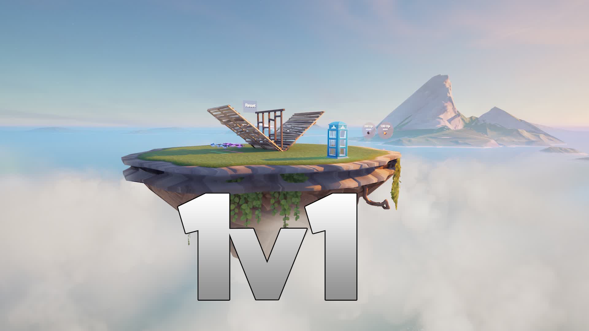 How To Make A Floating Island In Fortnite Creative Floating Island 1V1 6122-7565-9220 by so1ar - Fortnite Creative Map