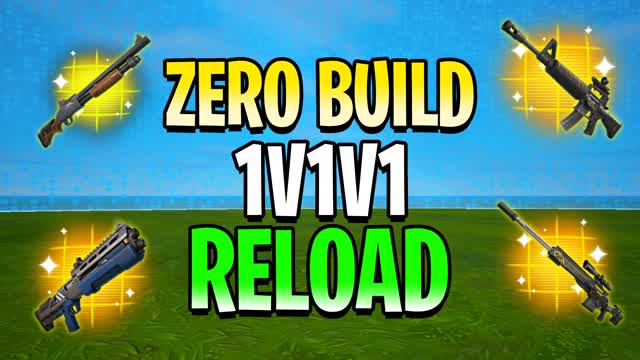 ZERO BUILD 1V1V1 RELOAD!!!