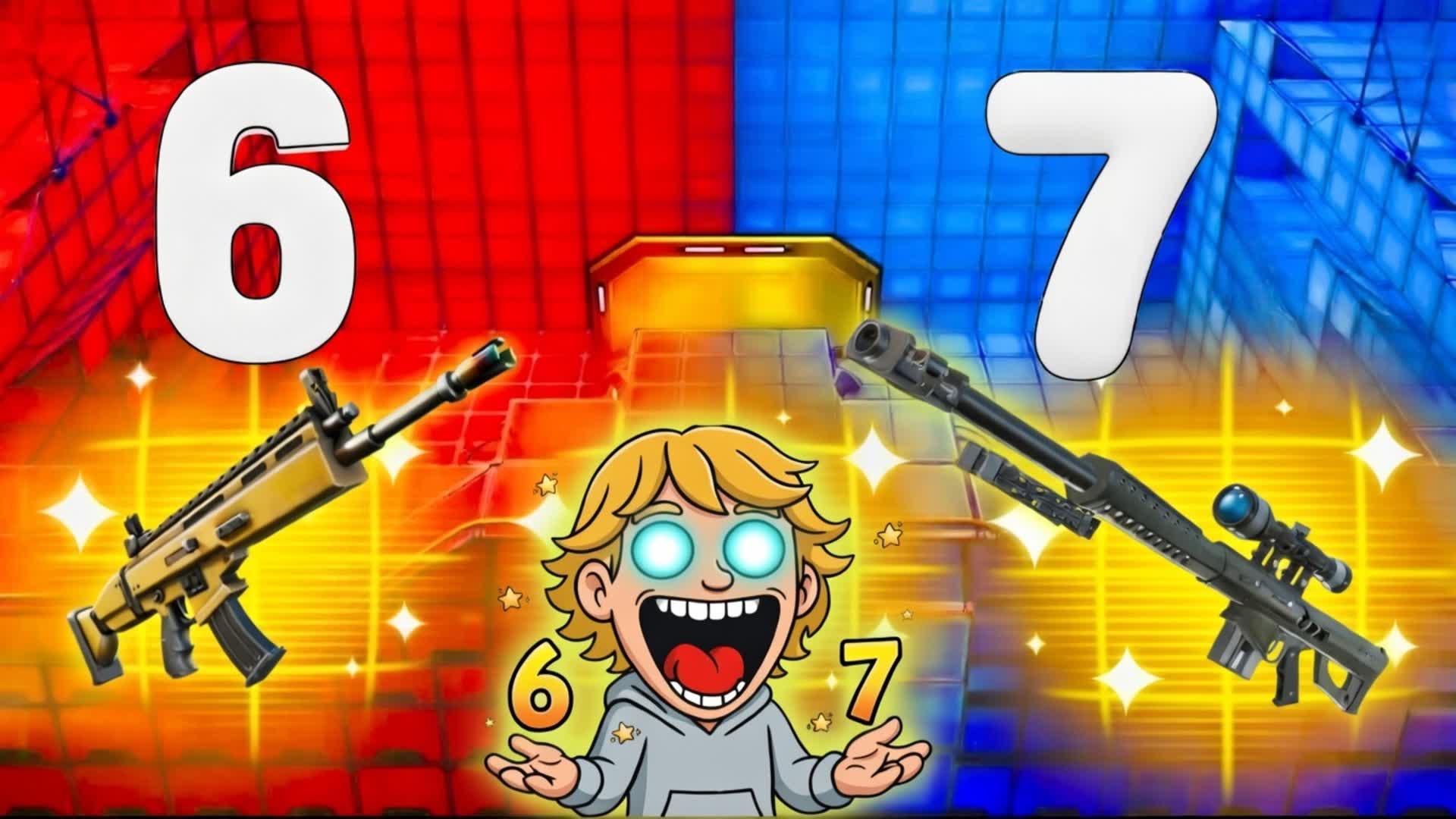 MEGA WOW 67 RED VS BLUE 🔴🔵(ALL GUNS)