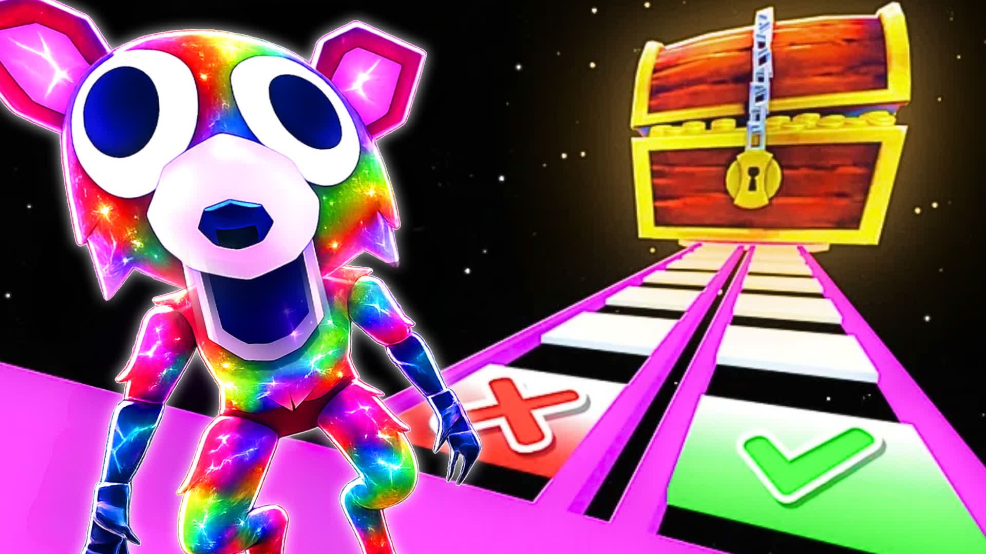 GLASS BRIDGE PARKOUR BRAINROT EASY