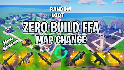 ZERO BUILD FFA MAP CHANGE 🎯