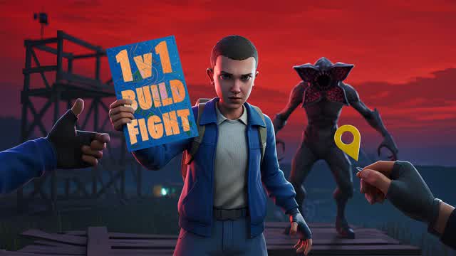 STRANGER THINGS 1V1 BUILD FIGHTS!