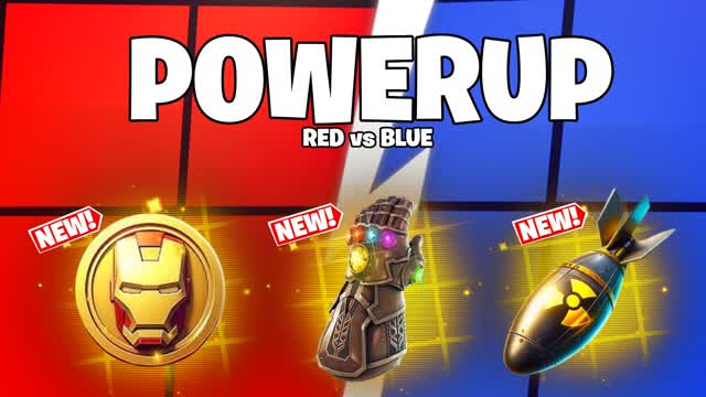 POWERUP RED VS BLUE 🔴🔵