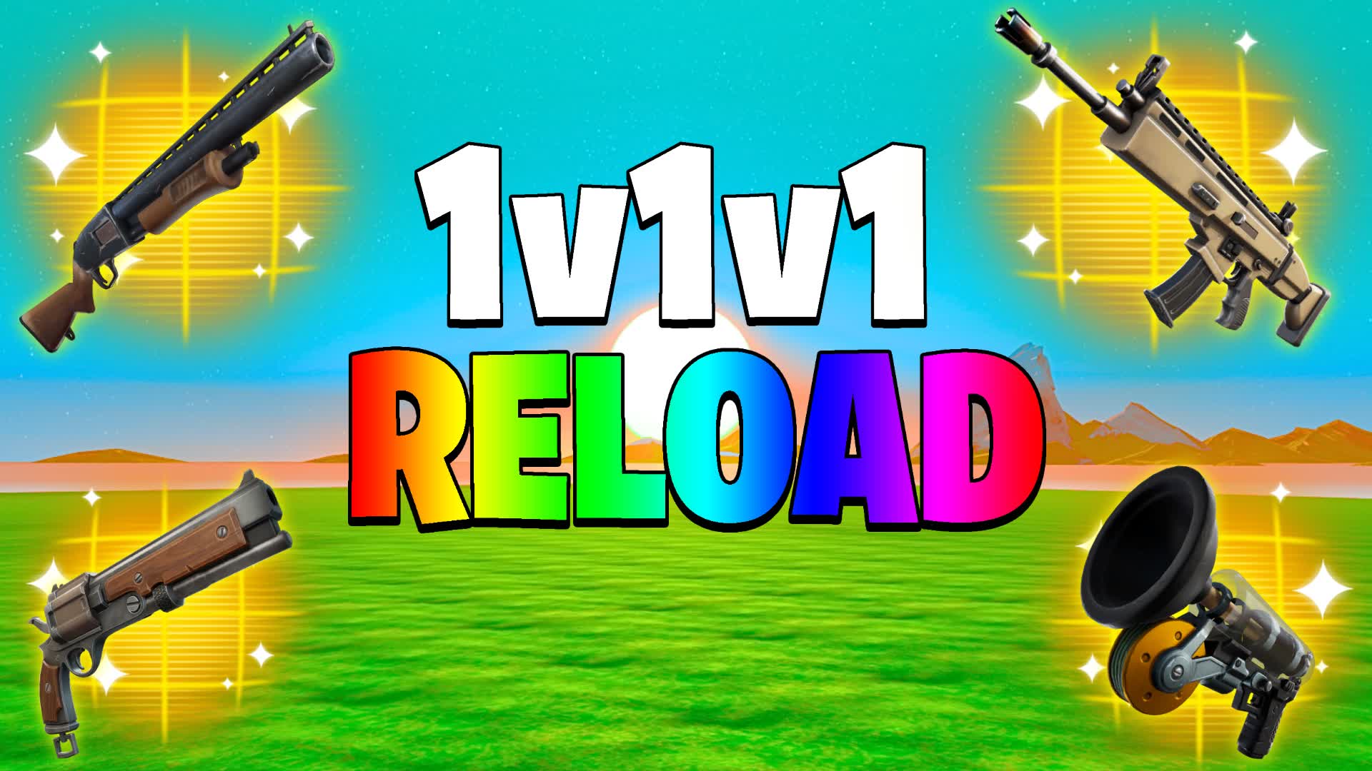 1v1v1 Reload Zone Wars Practice