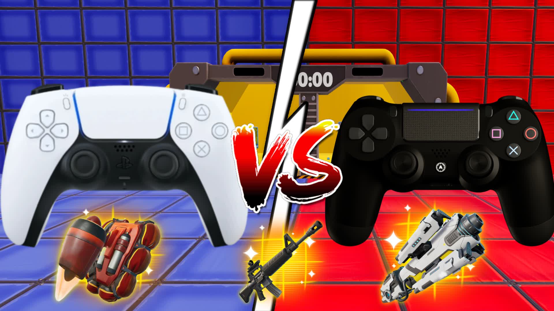 CRAZY PS5 VS PS4 RED VS BLUE 🔴🔵