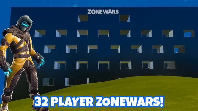 32 PLAYER ZONEWARS! (NEW GUNS)