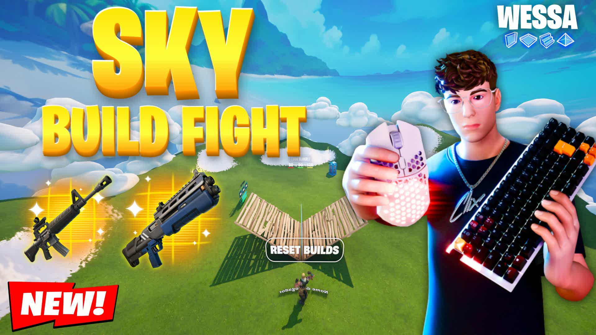 1V1 SKY Build Fight