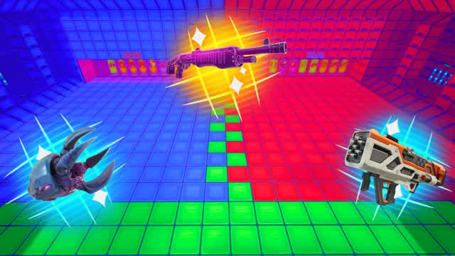 TRIPLE RED VS BLUE VS GREEN 🔴🔵🔴