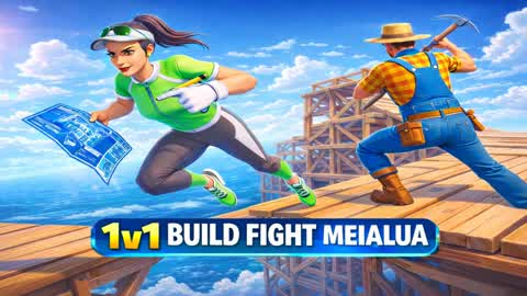 1v1 build fight Meia Lua
