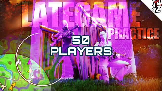 LATEGAME PRACTICE 👑 50 PLAYERS