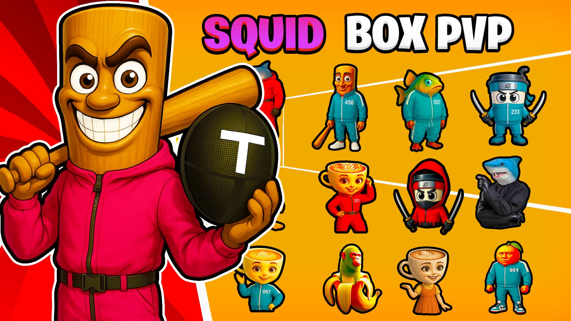 SQUID BRAINROT BOXFIGHTS 📦 문어 게임