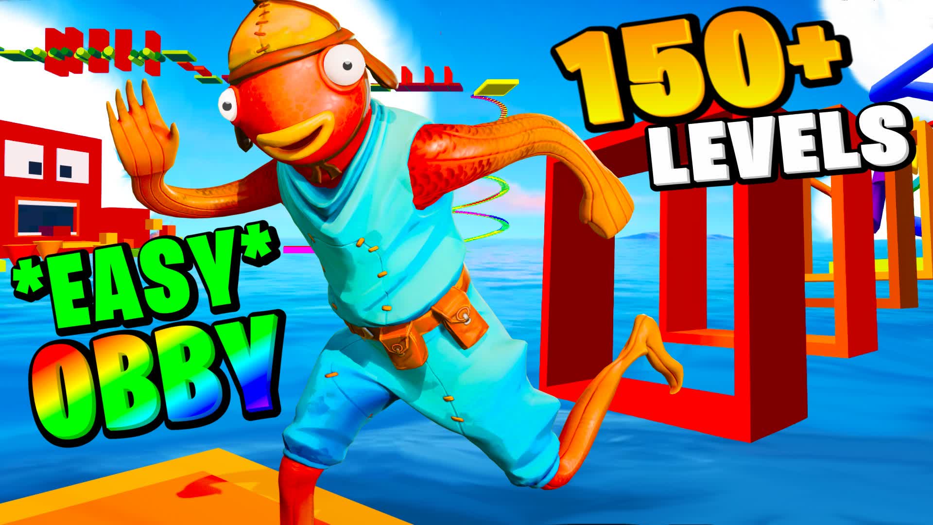 ⭐SUPER EASY OBBY PARKOUR🤩