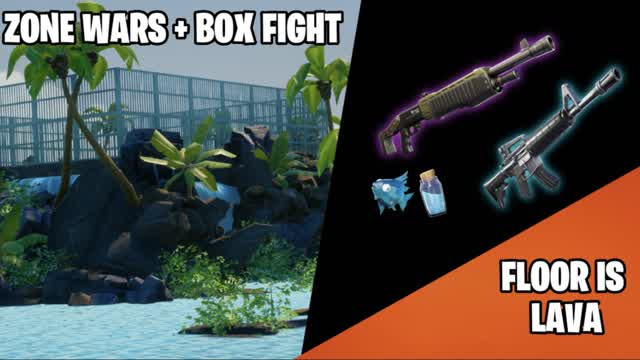 đŠZONE WAR + BOX FIGHT / FLOOR IS LAVAđ