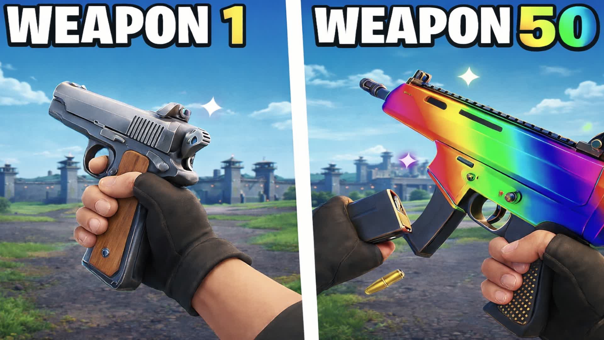 PRISON GUN GAME - FIRST PERSON