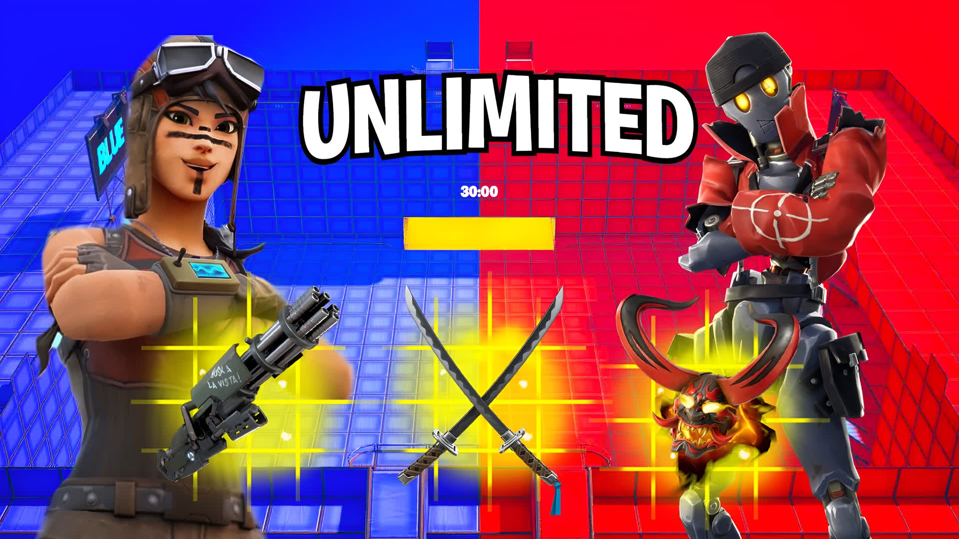UNLIMITED RED VS BLUE 🔴🔵