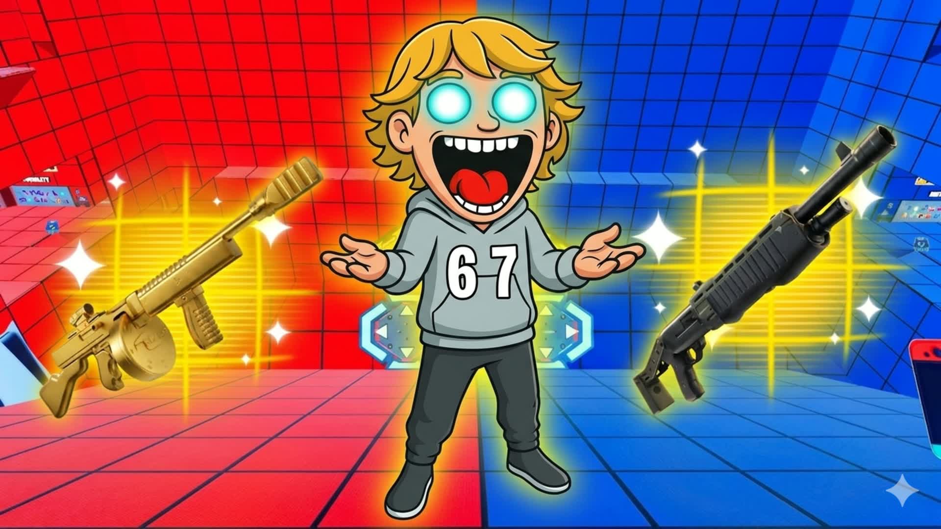 RED VS BLUE 🔴🔵 67 (67 ブレインロット)