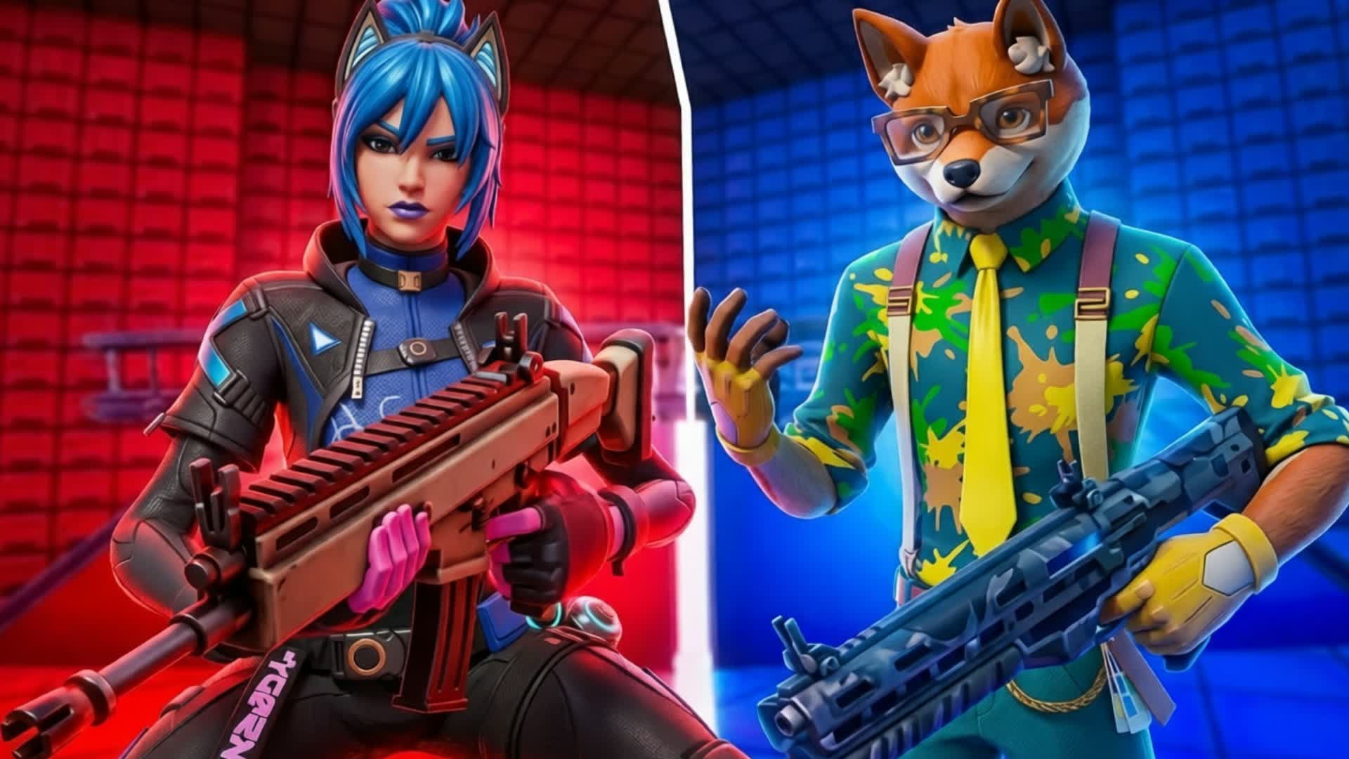 🔴 PRO 100 RED VS BLUE 🔵